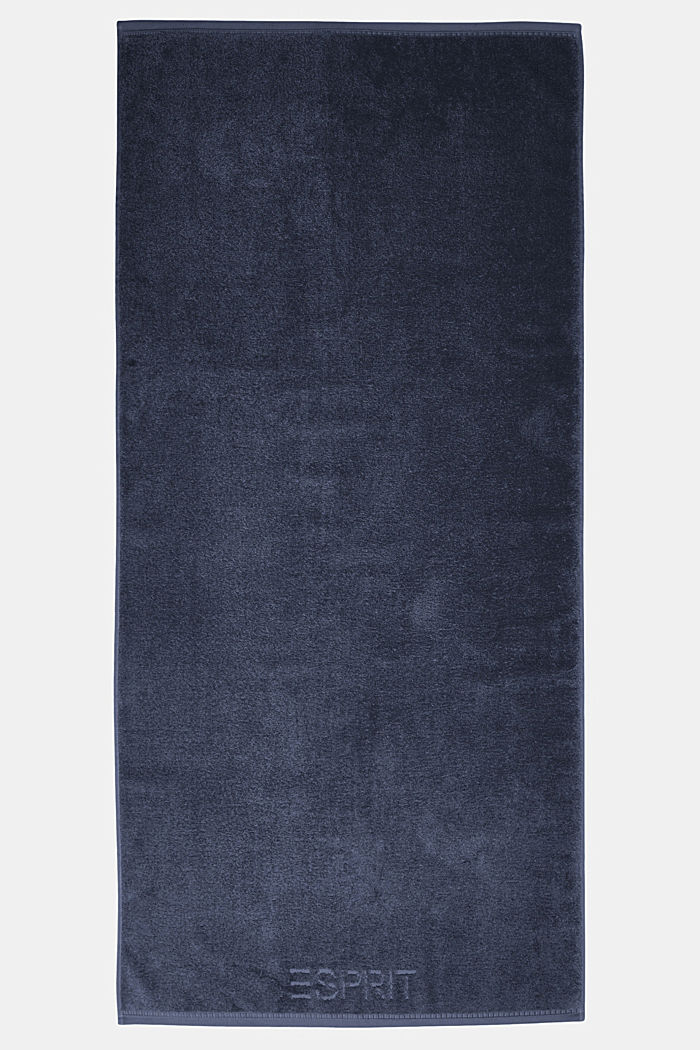 S materiálem TENCEL™: sada ručníků z froté, NAVY BLUE, overview