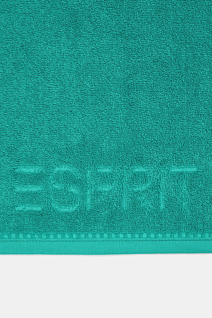 Con TENCEL™: set di asciugamani in spugna, OCEAN TEAL, detail image number 1