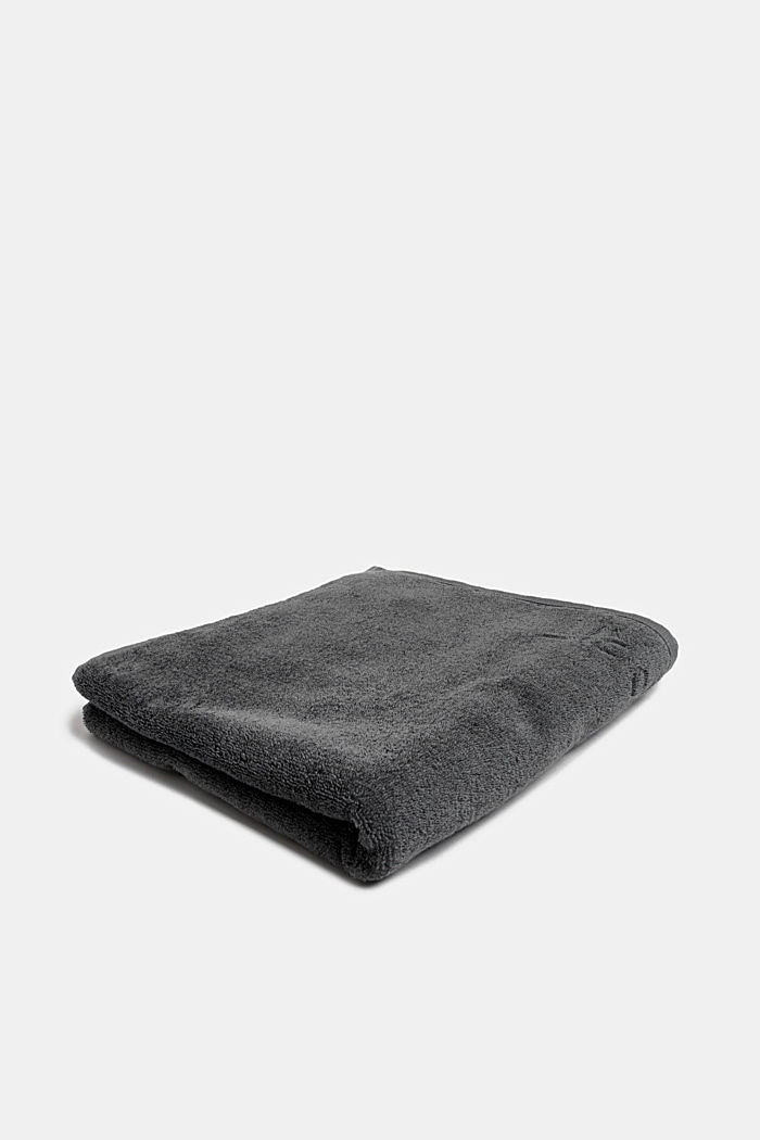 À teneur en TENCEL™ : la collection de serviettes en tissu éponge, ANTHRACITE, detail image number 4