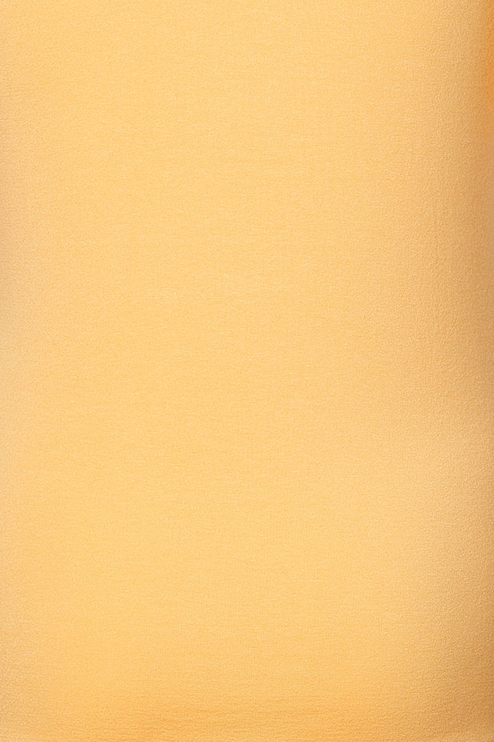 Stretch top with organic cotton, DUSTY YELLOW, detail image number 2