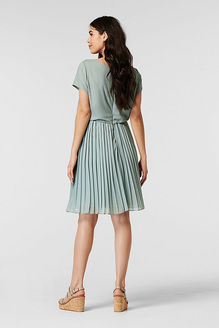 Plissee-Kleid mit Stillfunktion, CEMENT GREY, detail image number 3
