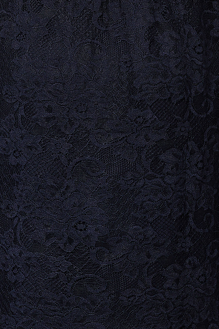 Květované krajkové šaty se strečem, NIGHT SKY BLUE, detail image number 2