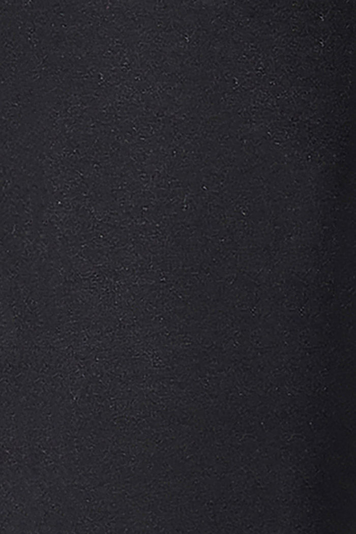 Jersey broek met over de buik vallende band, BLACK, detail image number 2