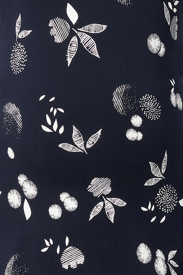 T-shirt orné d´un imprimé, coton biologique, NIGHT SKY BLUE, detail image number 2