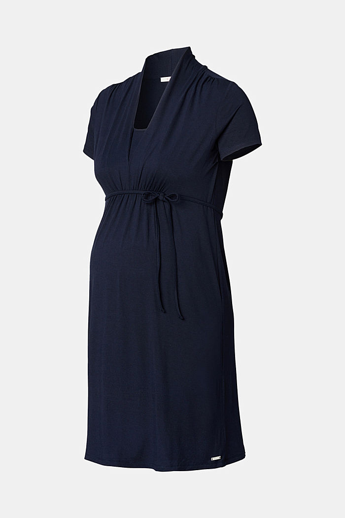 Sukienka z funkcją karmienia, LENZING™ ECOVERO™, NIGHT SKY BLUE, detail image number 6