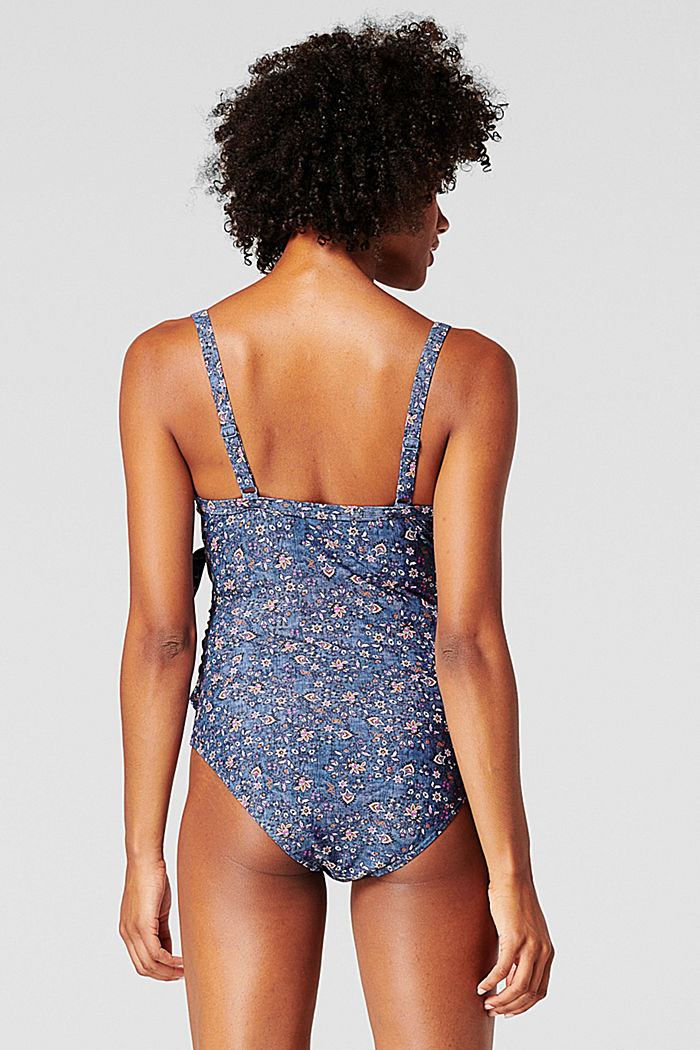 Swimsuit with padded cups, NIGHT SKY BLUE, detail image number 1