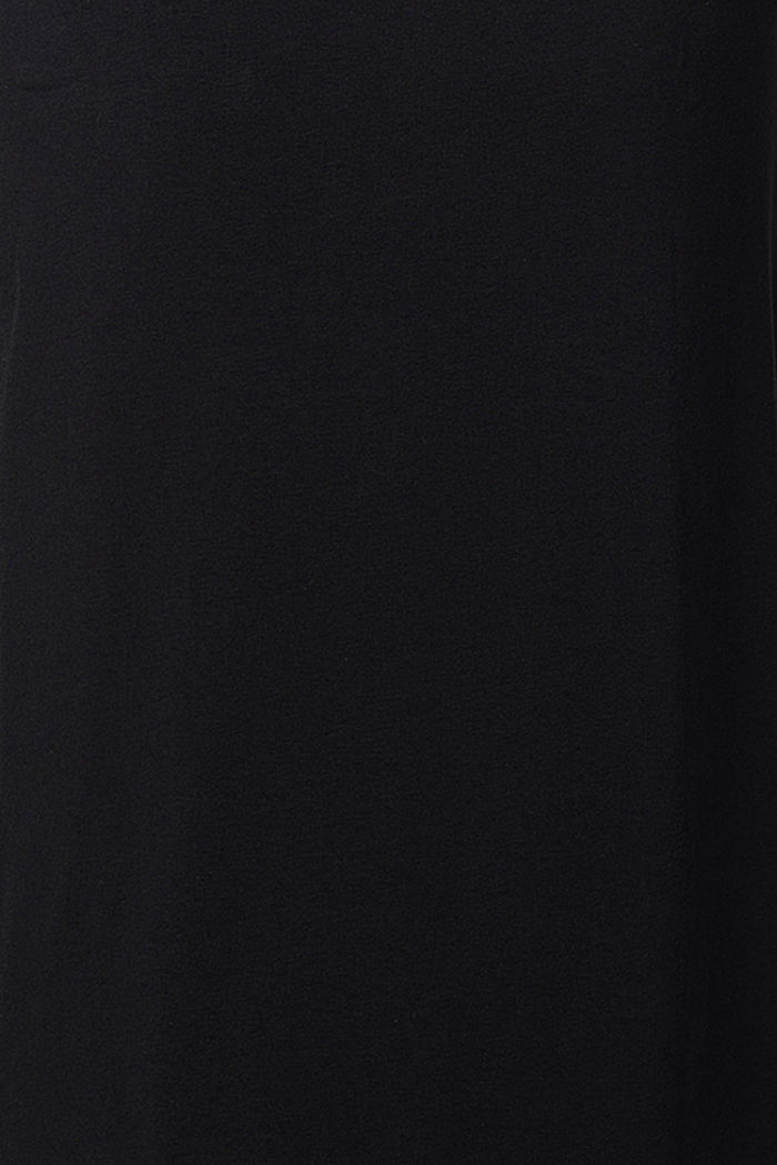 Jerseyklänning med knytskärp, ekologisk bomull, BLACK INK, detail image number 3