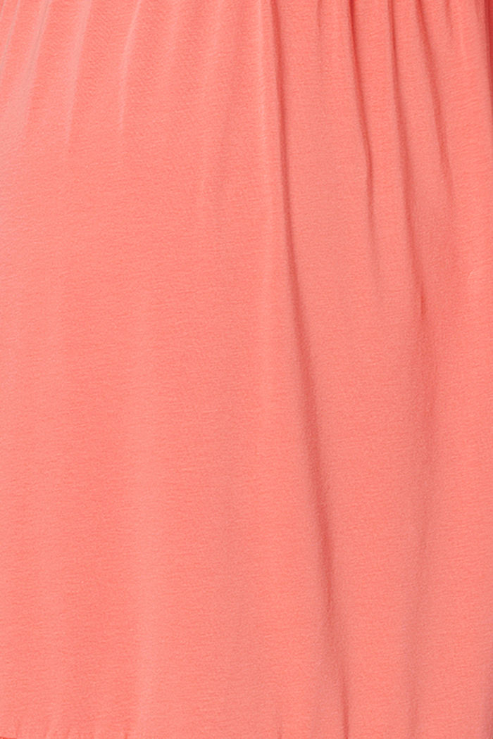 Jersey dress with nursing function, organic cotton, SALMON, detail image number 5