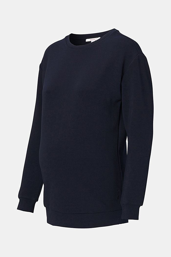 Modal blend: sweatshirt made of compact fabric, NIGHT SKY BLUE, overview