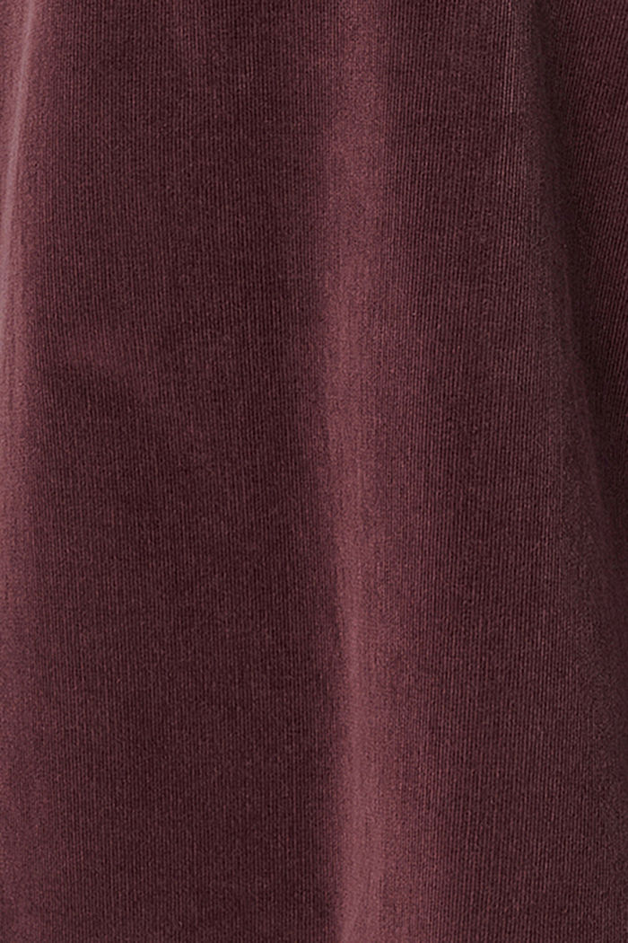 Amningsvänlig manchesterklänning i bomull, COFFEE, detail image number 2