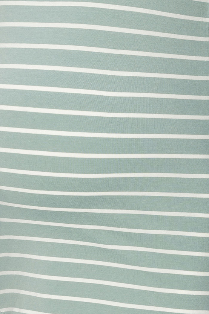 Camiseta de manga larga apta para la lactancia en algodón ecológico, FROSTY GREEN, detail image number 2