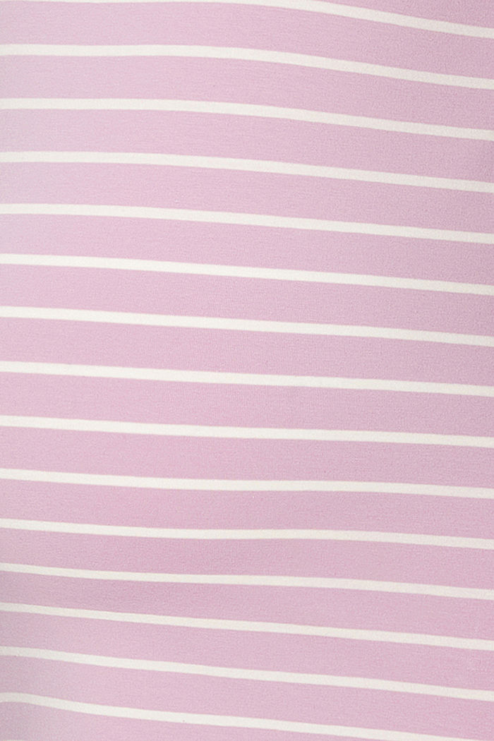 Nursing-friendly long sleeve top made of organic cotton, PALE PURPLE, detail image number 2