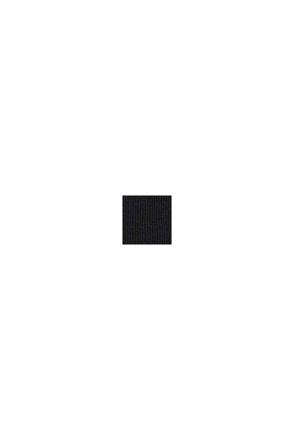 Knästrumpor i 2-pack med logo, BLACK, swatch