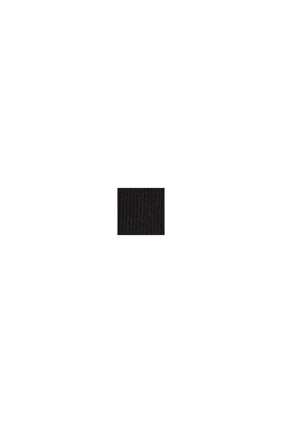 Strumpor i 2-pack med logo, av ekobomullsmix, BLACK, swatch