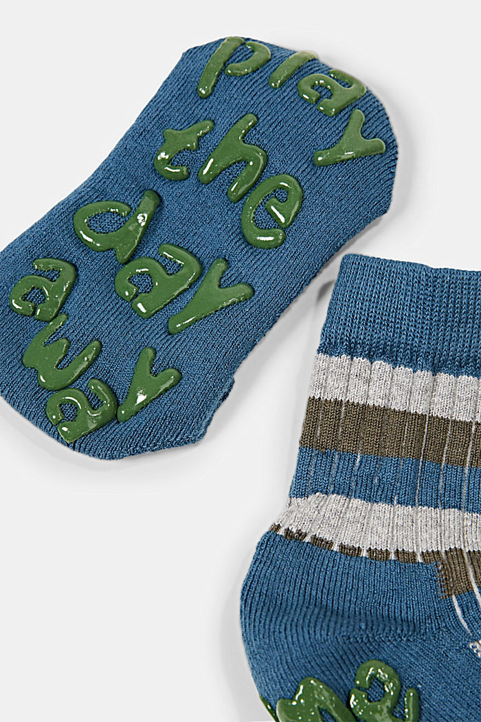 Anti-Rutsch-Socken aus Bio-Baumwoll-Mix, VENICE NIGHT, detail image number 1