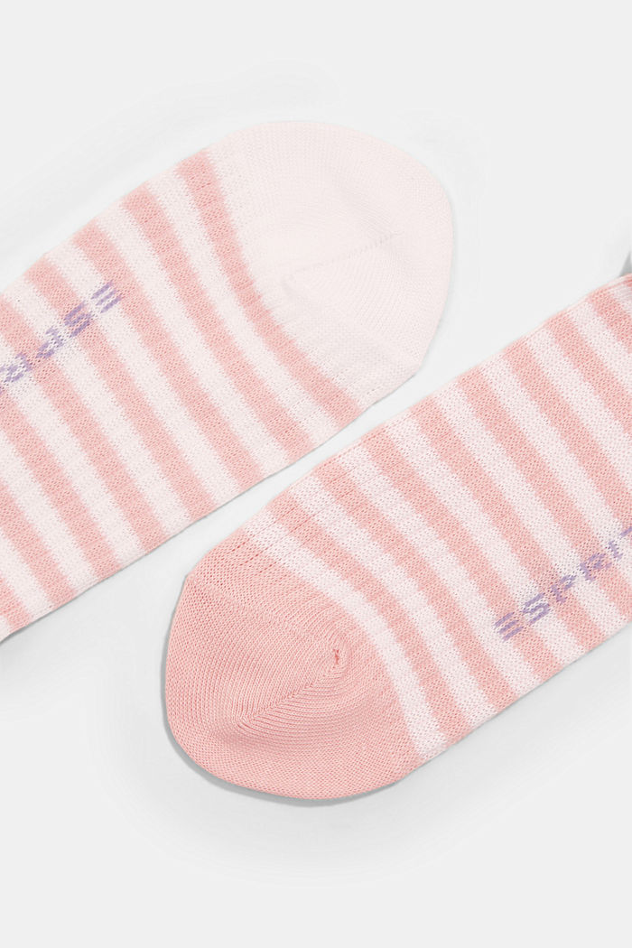 Pack de dos pares de calcetines con diseño a rayas, FLAMINGO, detail image number 1