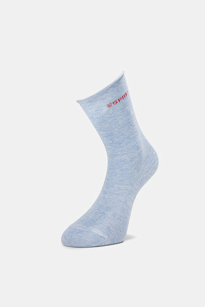 Socken mit Rollbündchen aus Baumwoll-Mix, JEANS, detail image number 2