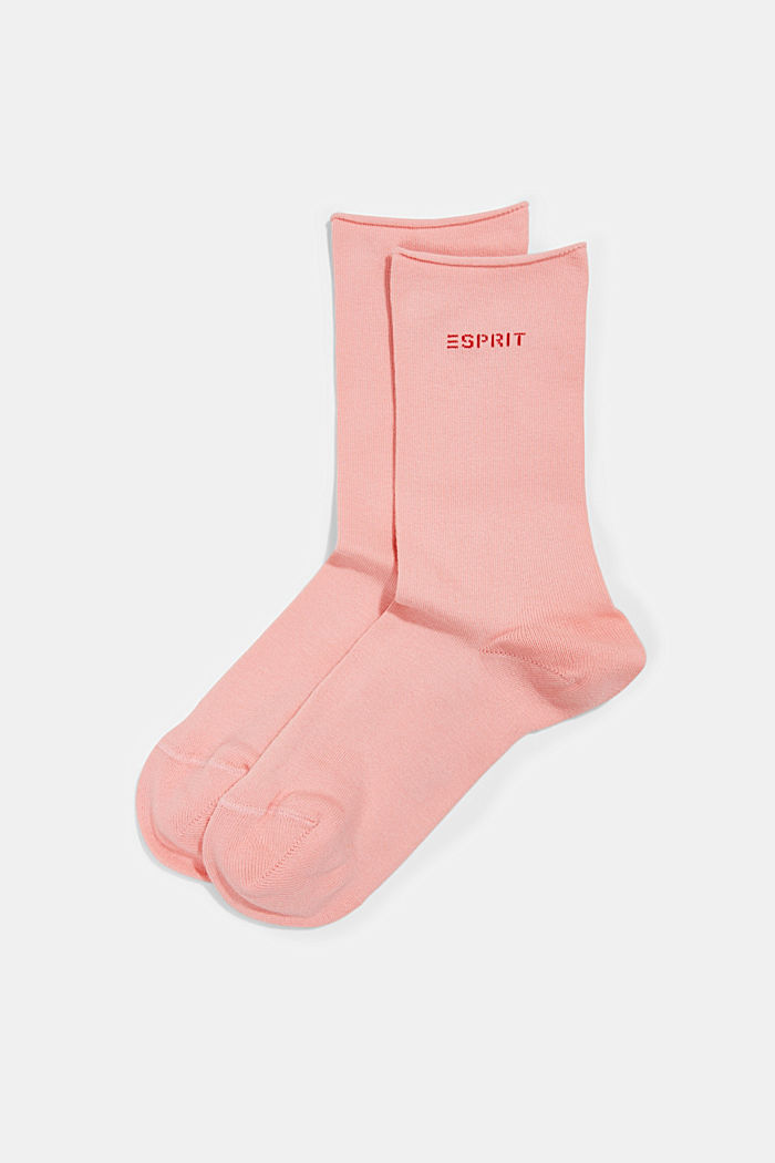 Ponožky se srolovanými náplety, ze směsi s bavlnou, ROSEWOOD, detail image number 0
