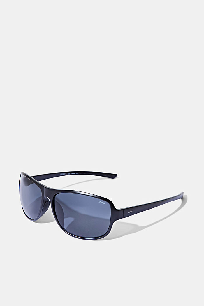 Sport-Sonnenbrille mit Polycarbonat, BLACK, detail image number 1