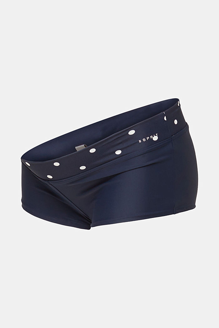 Shorts with a polka dot waistband, NIGHT BLUE, detail image number 0