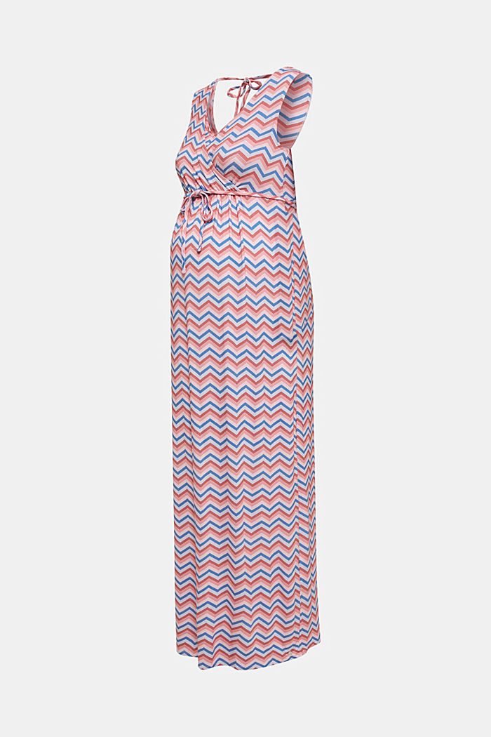 Jersey jurk met stretch en voedingsfunctie, CORAL, detail image number 0