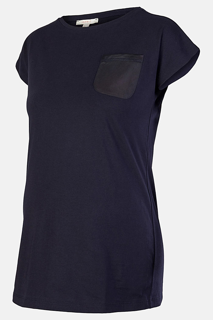 T-Shirt aus 100% Bio-Baumwolle, NIGHT SKY BLUE, detail image number 4