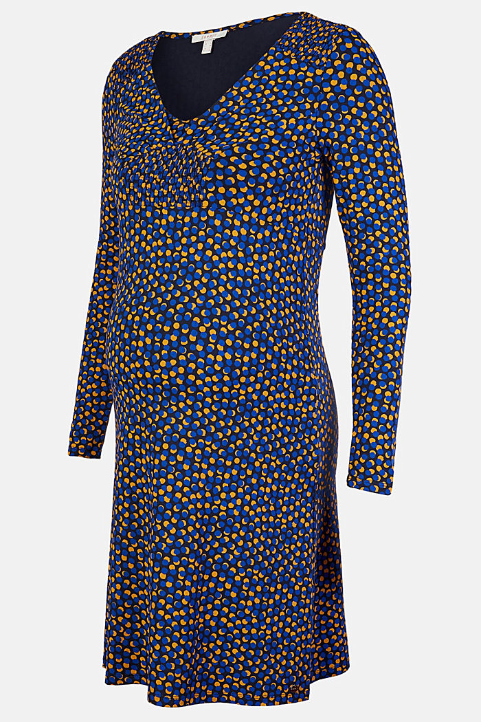 Jersey-Kleid mit Stillfunktion, NIGHT SKY BLUE, overview