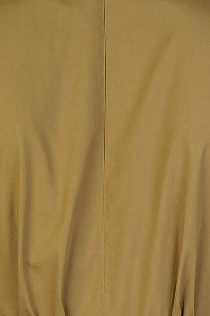 Hemdblusenkleid aus 100% Baumwolle, KHAKI GREEN, detail image number 3