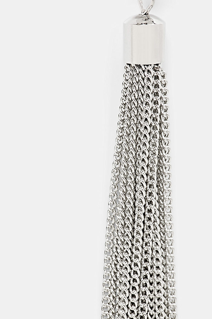 Longue chaîne serpent à pendentif, SILVER, detail image number 1
