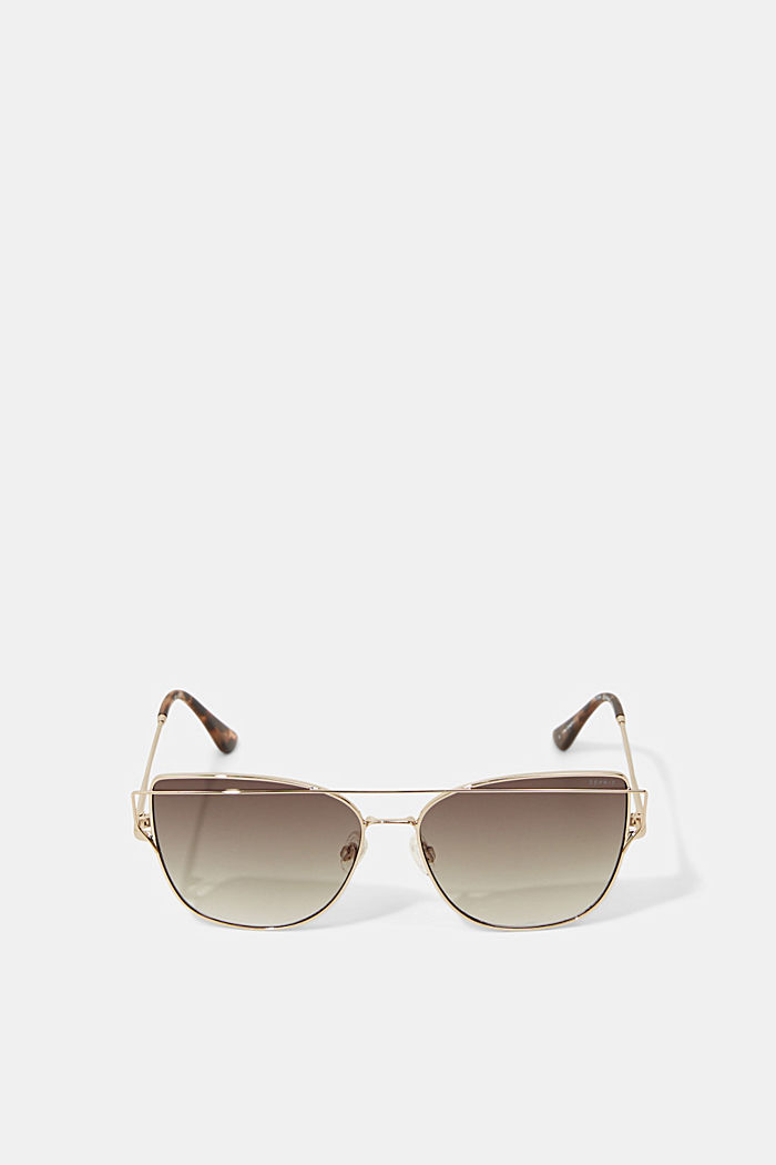 Sluneční brýle s kovovými obroučkami, GOLD, detail image number 0