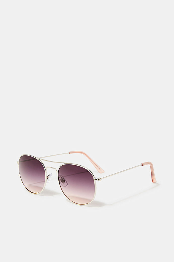 Round sunglasses with a metal frame, ROSE, detail image number 0