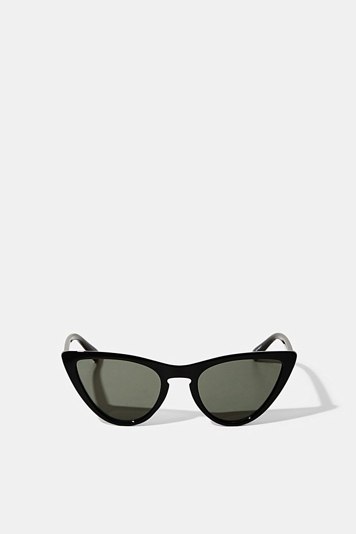 Cat Eye-solbriller, BLACK, detail image number 0