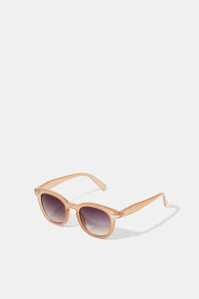 Round sunglasses with wide frames