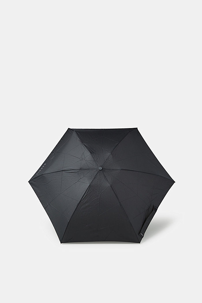 Regenschirm mit Strass-Logo, ONE COLOR, overview