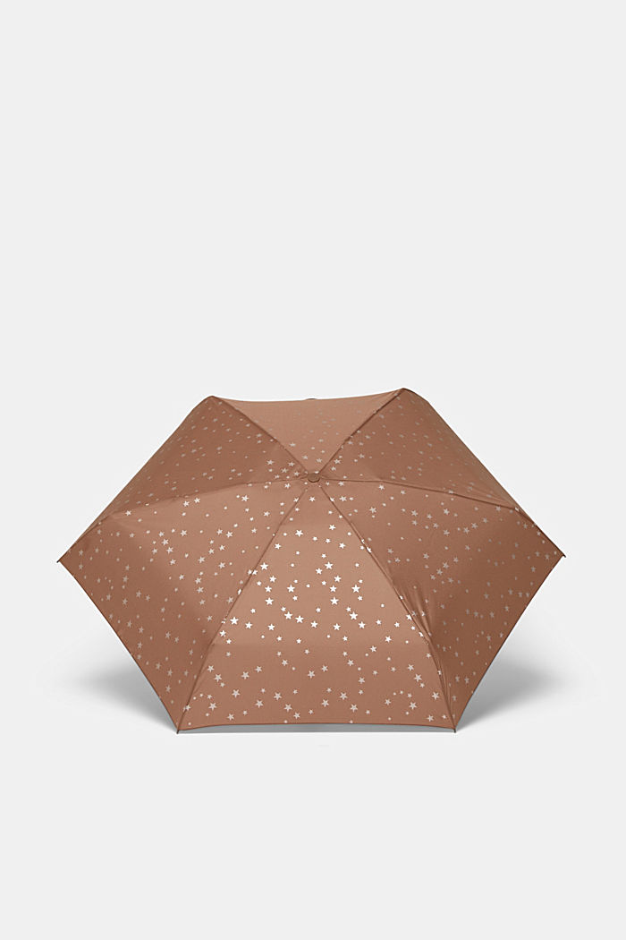 Parapluie de poche accompagné d'un petit sac assorti, ONE COLOR, overview
