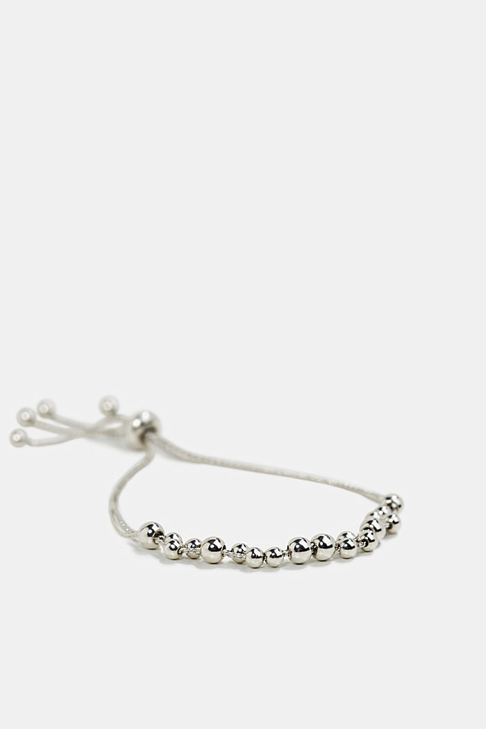 Armband mit Metallic-Perlen, SILVER, detail image number 1