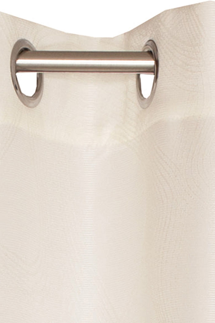 eyelet curtain e-wavy, WHITE, detail image number 2