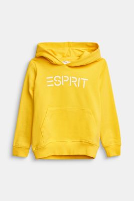 esprit hooded coat in yellow check