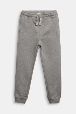 grey cotton tracksuit bottoms