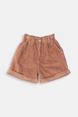ESPRIT - Cord shorts made of 100% cotton at our Online Shop