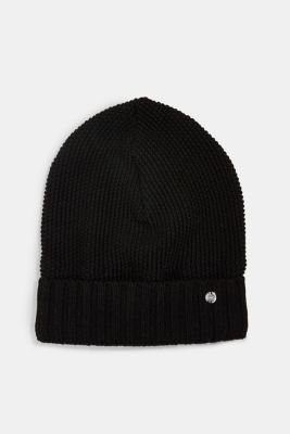 ESPRIT - Textured knitted hat at our Online Shop