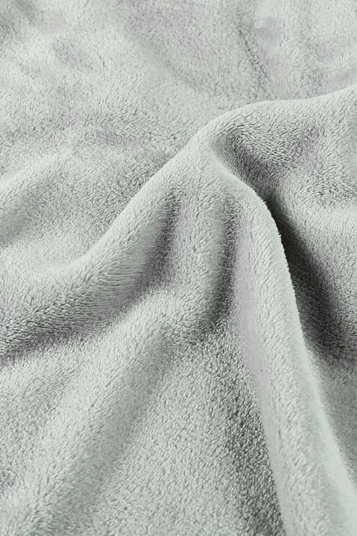 Fleece plaid, LIGHT GREY, detail image number 1