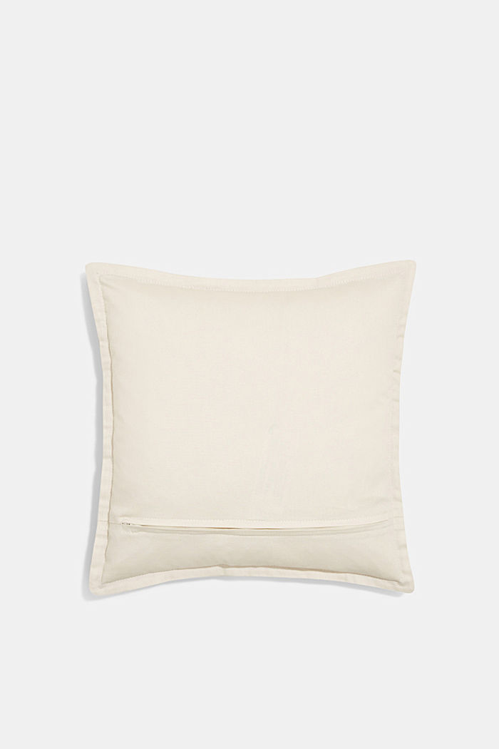 Dwukolorowa poszewka na poduszkę, 100% bawełny, BEIGE, detail image number 2