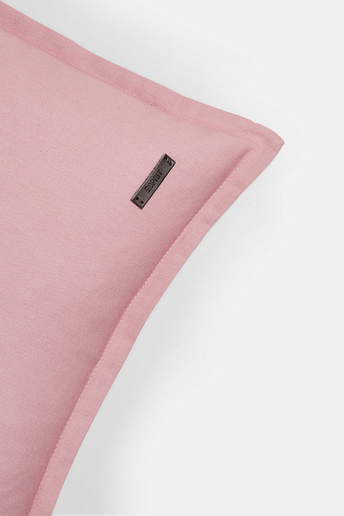Dvoubarevný potah na polštář ze 100% bavlny, MAUVE, detail image number 1