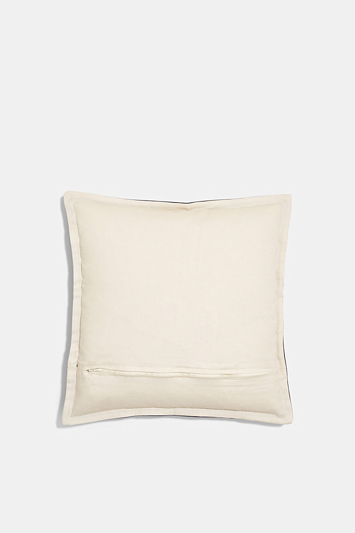 Dvoubarevný potah na polštář ze 100% bavlny, NAVY, detail image number 2