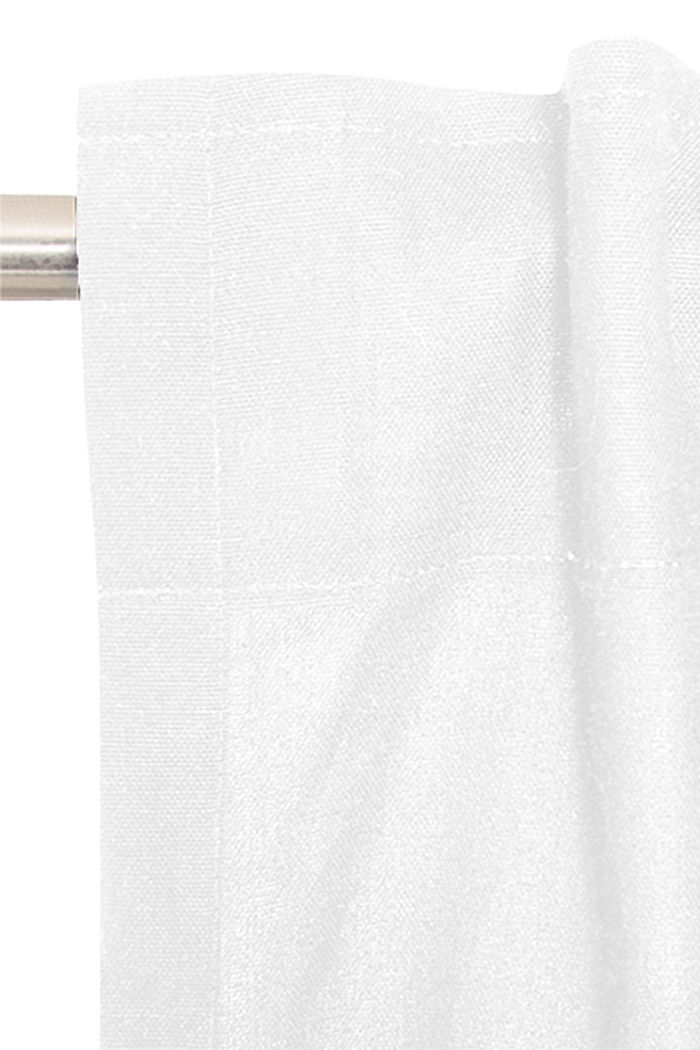 Gordijn met blinde lussen, WHITE, detail image number 1