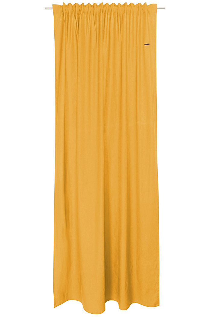 Curtain with concealed loops, YELLOW, overview