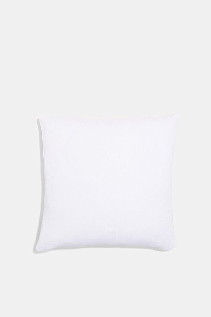 Pruhovaný potah na polštář ze 100% bavlny, WHITE, detail image number 2
