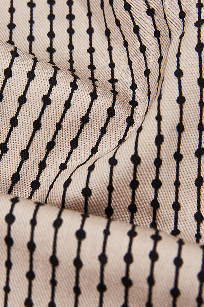 Double pack of tea towels with a striped pattern, BEIGE, detail image number 2