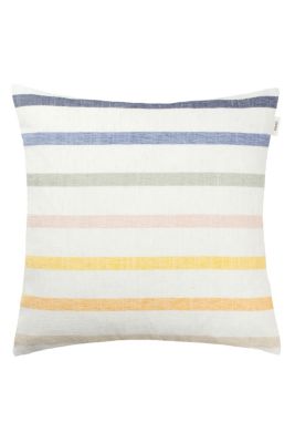 Licences Housse de coussin décorative à rayures multicolores